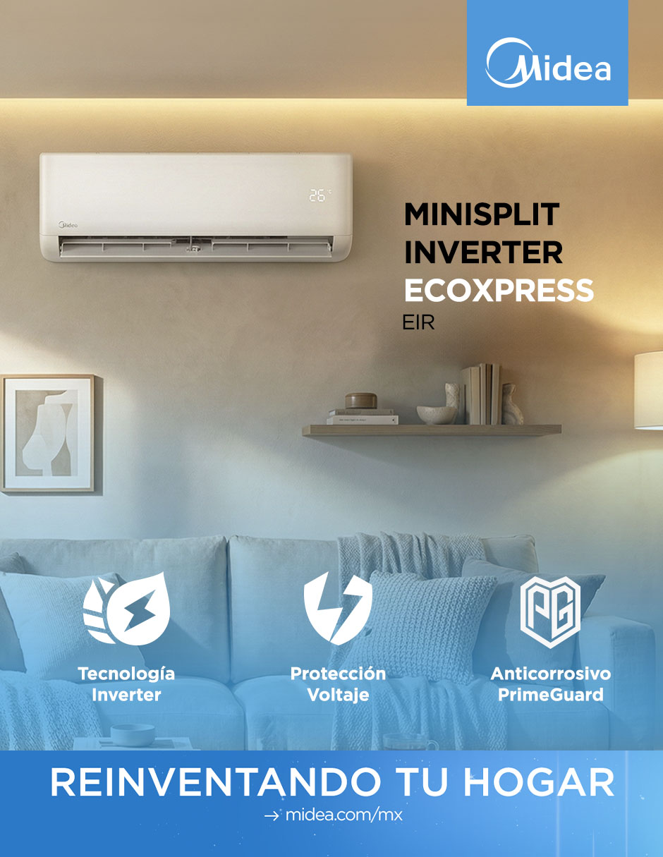 Aire acondicionado mini split inverter frío y calor 12000 BTU MAS12H2EIR 230 V Aire acondicionado mini split inverter frío y calor 12000 BTU MAS12H2EIR 230 V