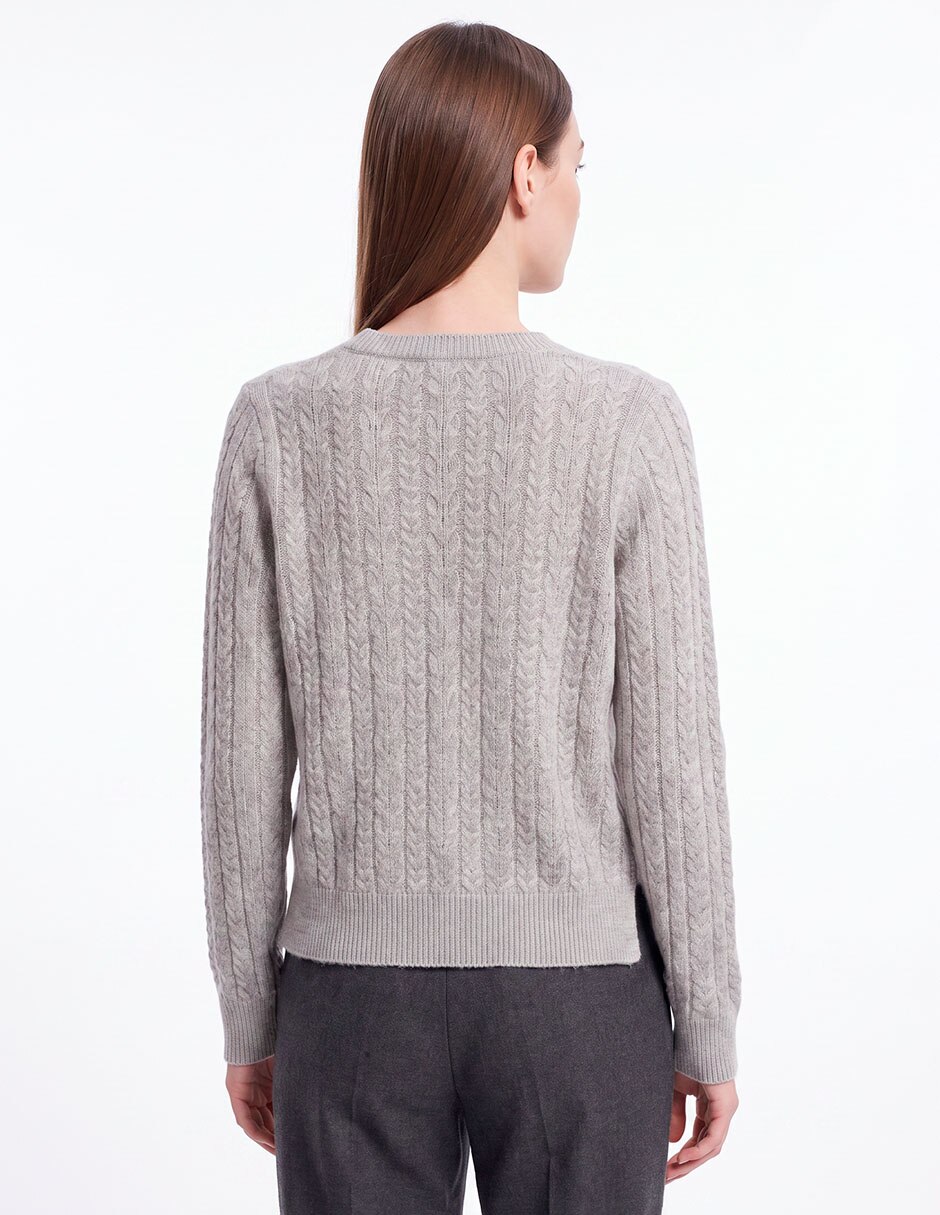 Suéter cuello redondo para mujer 2