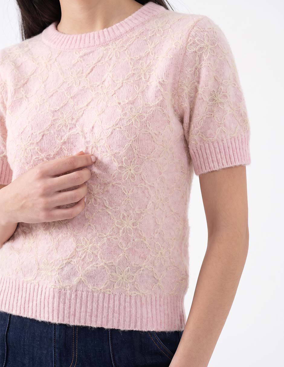 Blusa manga corta para mujer 4