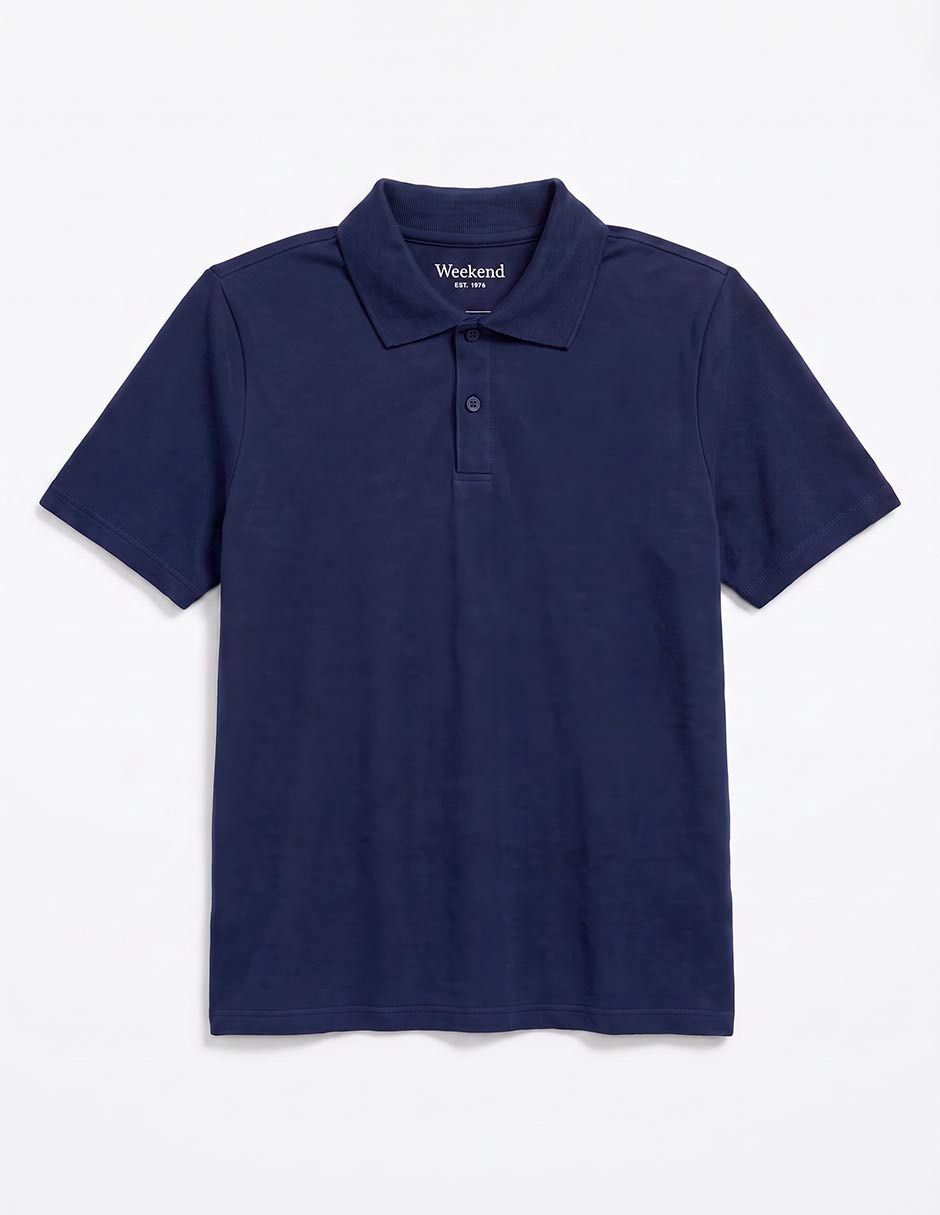 Playera tipo polo para niño 2