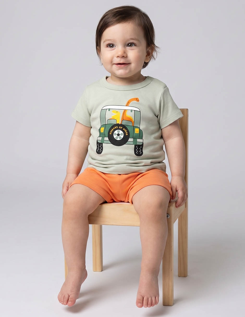 Conjunto casual Optima de algodón para bebé niño