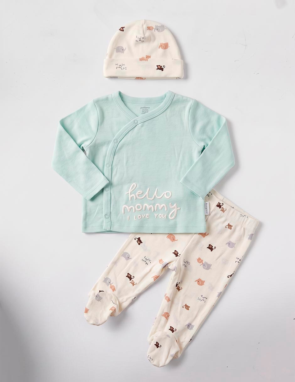 Conjunto de algodón unisex
