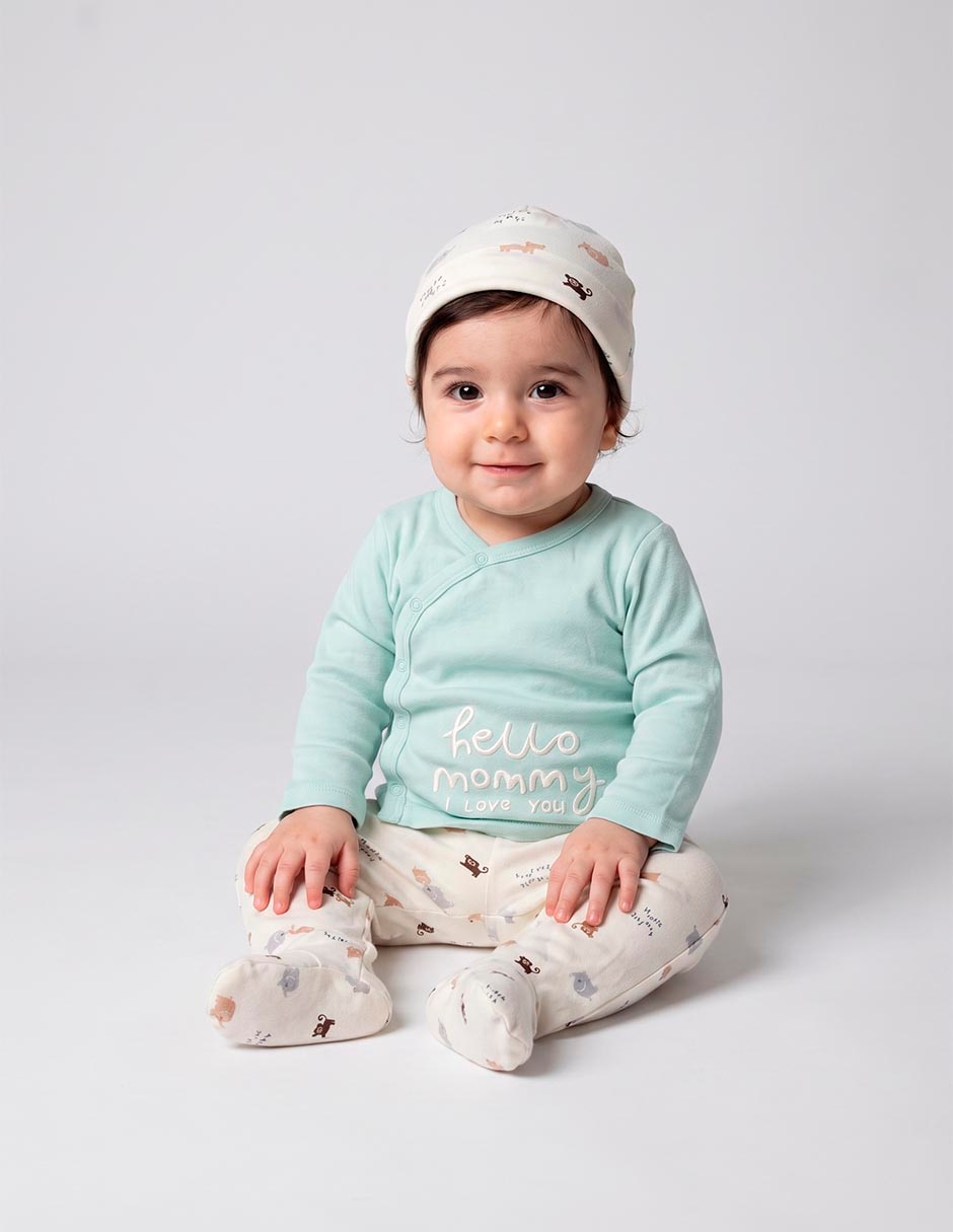Conjunto de algodón unisex 3