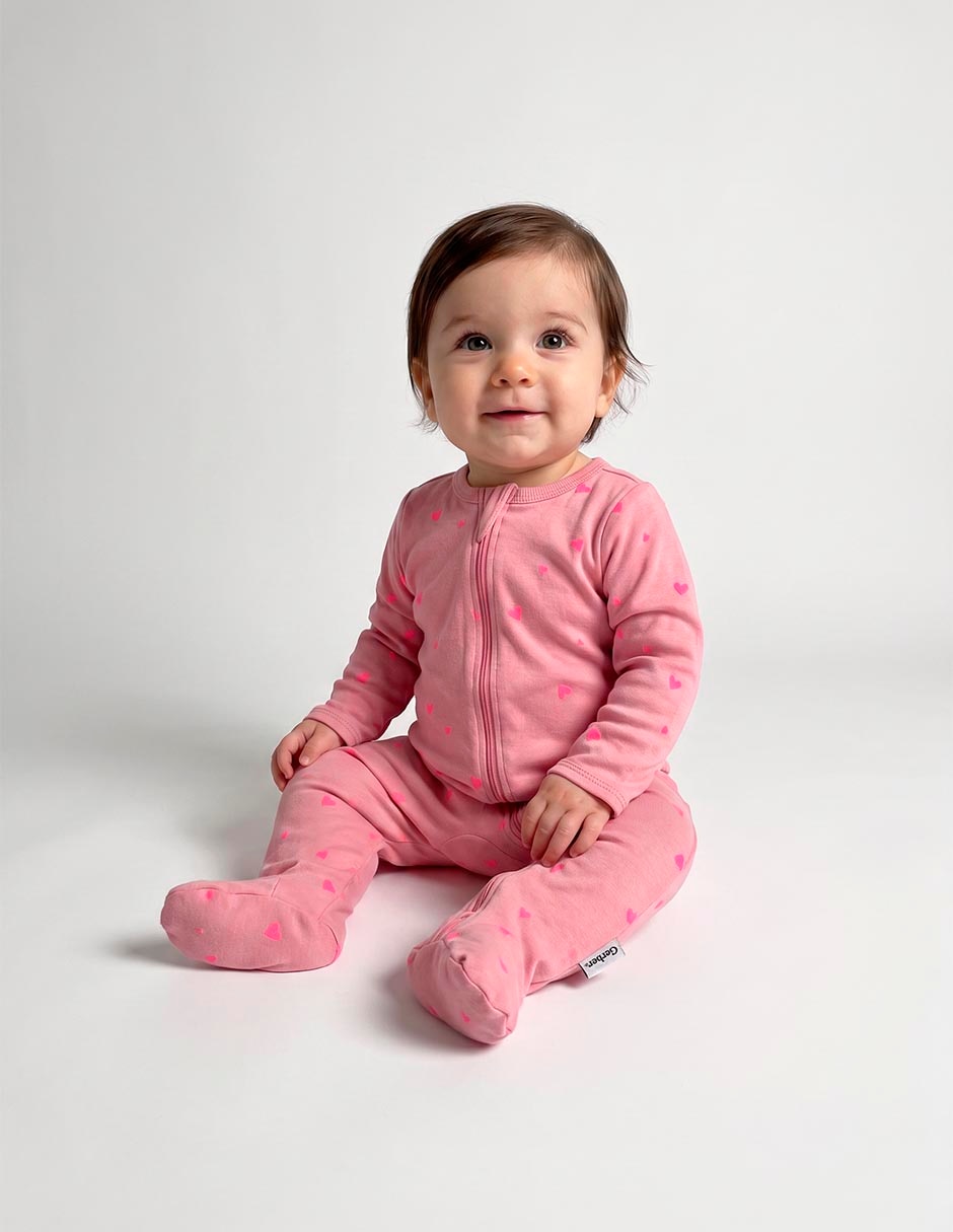 Mameluco de algodón para bebé niña