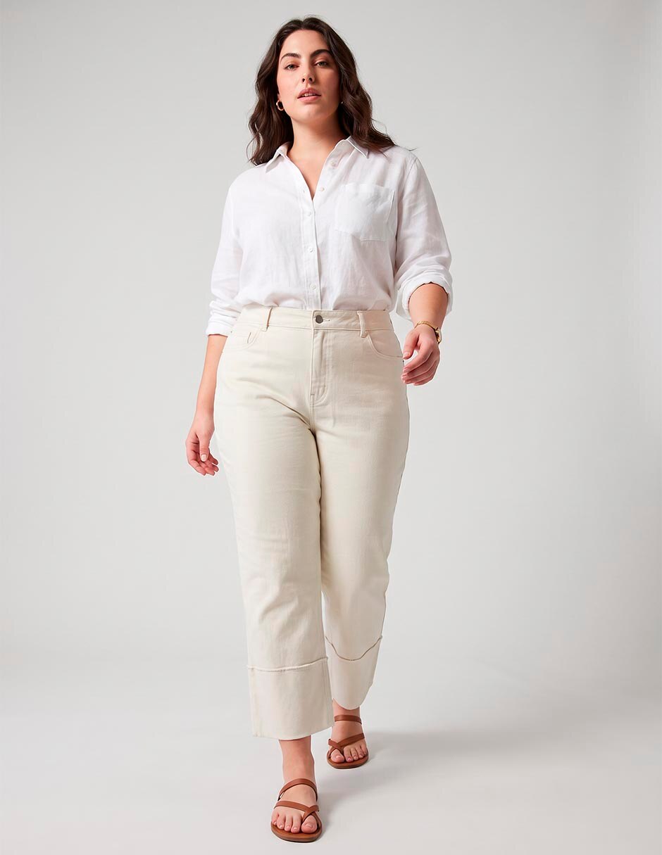 Jeans straight para mujer 3