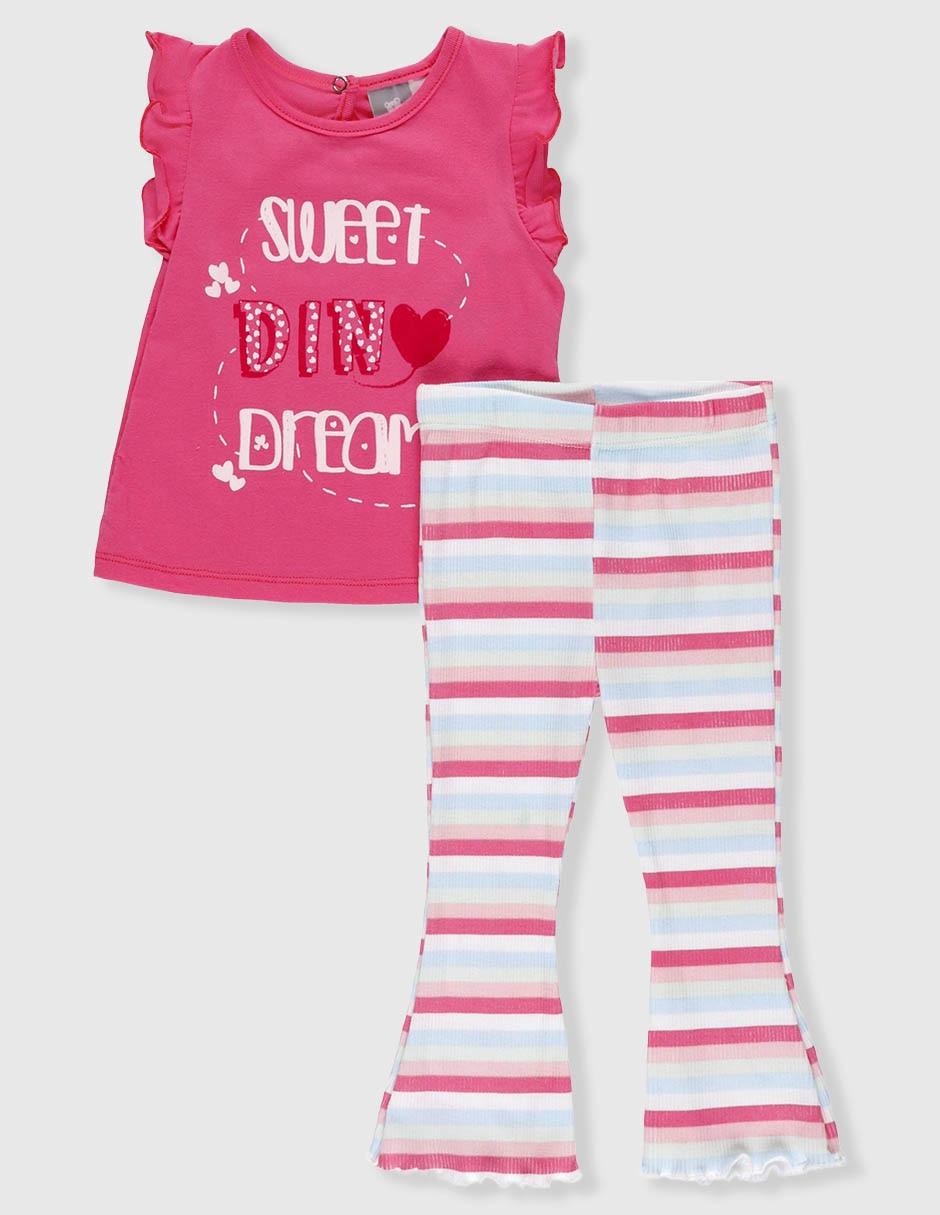 Conjunto casual Optima de algodón para bebé niña