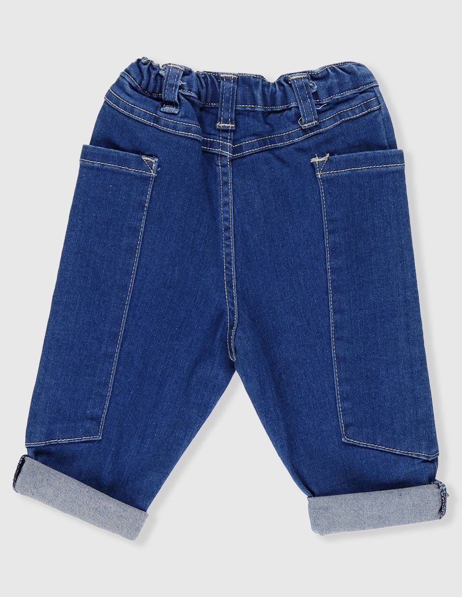 Jeans regular Weekend baby lavado osbcuro para niña