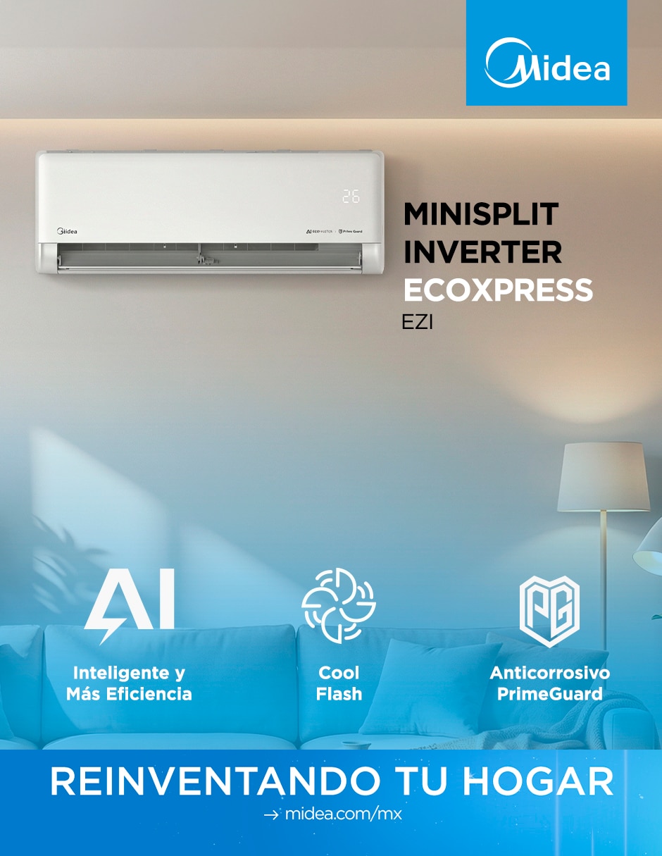 Aire acondicionado mini split inverter frío 12000 Btu Mas12C2Ezi 220 V Aire acondicionado mini split inverter frío 12000 Btu Mas12C2Ezi 220 V