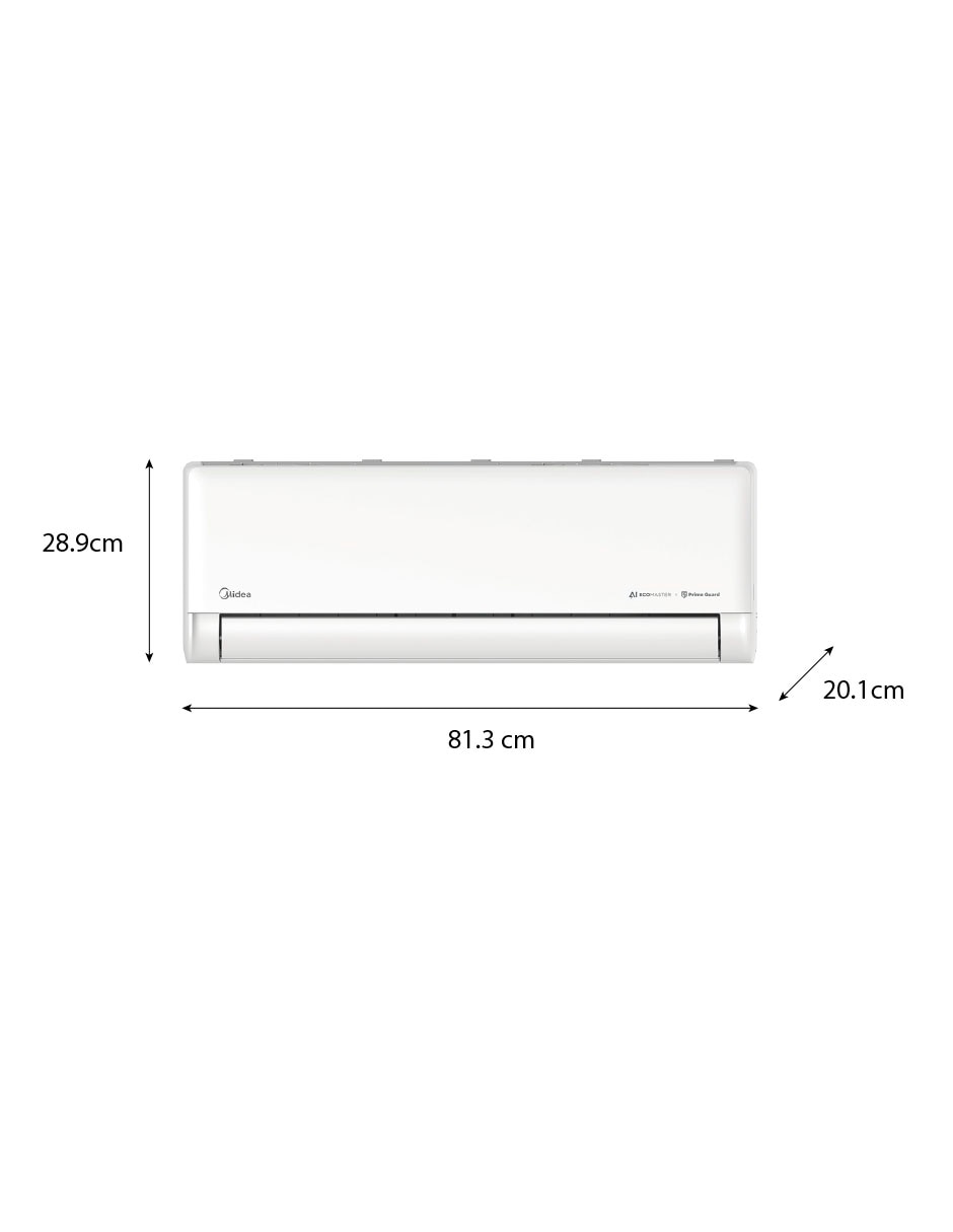 Aire acondicionado mini split inverter frío y calor 12000 Btu Mas12H1Ezi 115 V 7