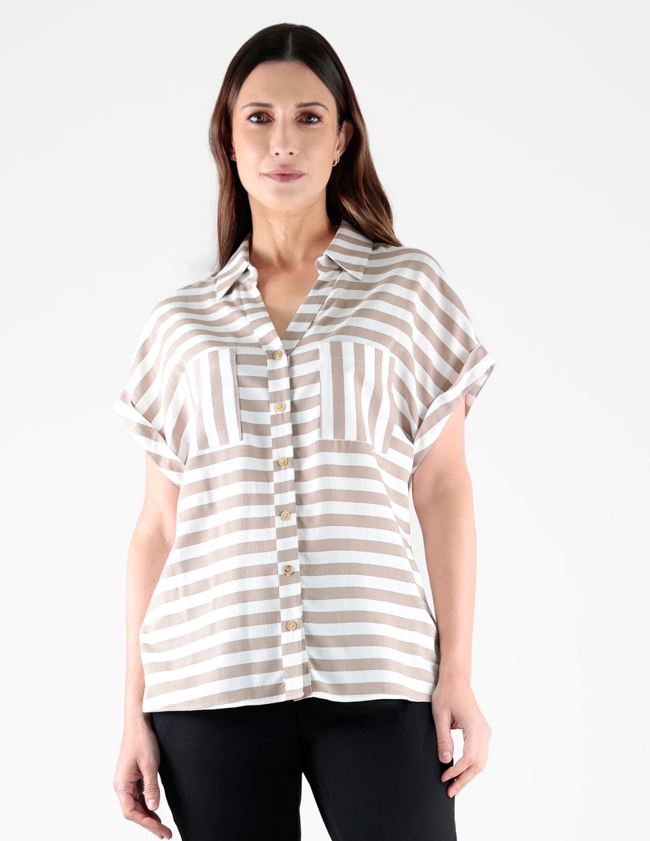 Blusa manga corta para mujer Blusa manga corta para mujer