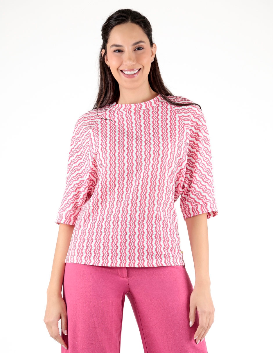 Blusa manga al codo para mujer Blusa manga al codo para mujer