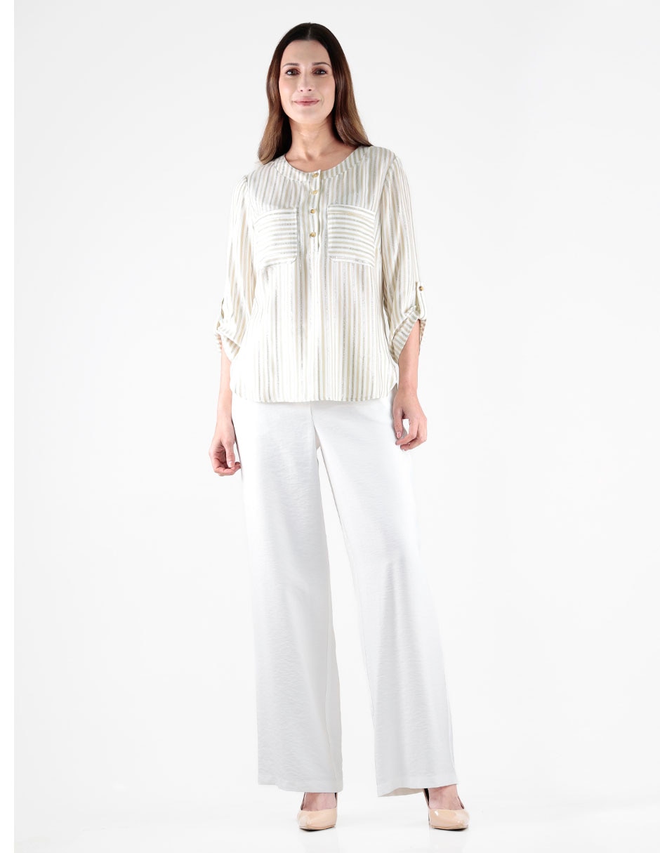Blusa manga larga para mujer 3