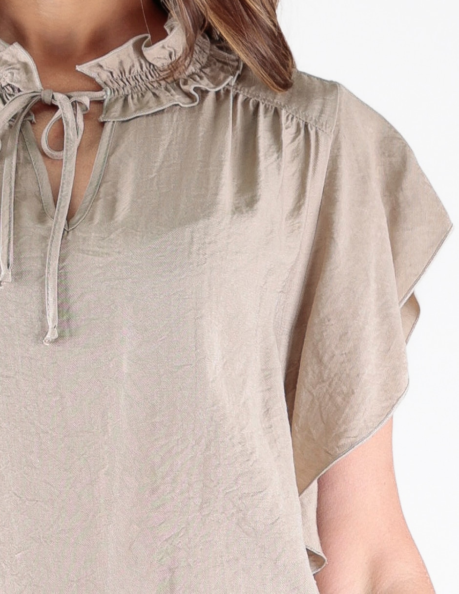 Blusa manga corta para mujer 3