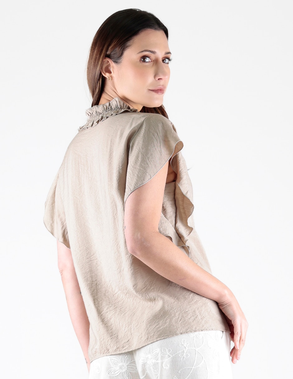 Blusa manga corta para mujer 2