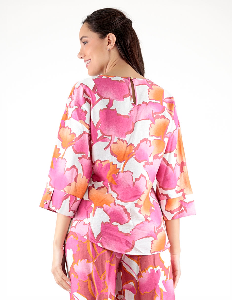 Blusa manga 3/4 para mujer 2
