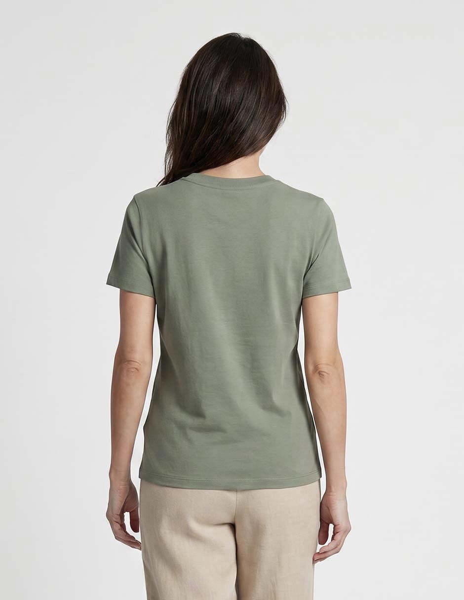 Playera manga corta Simba cuello redondo para mujer 2