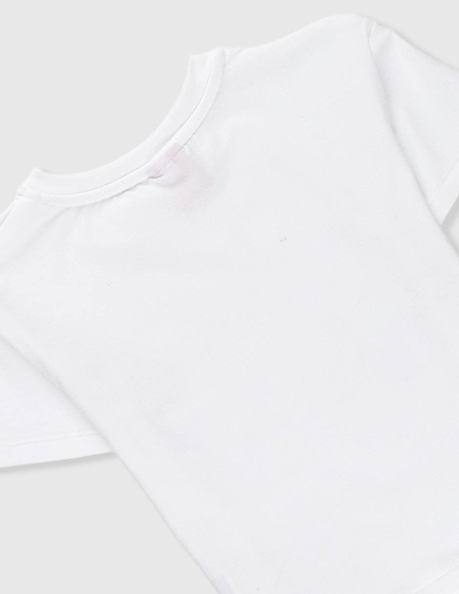 Playera Hello Kitty manga corta para niña 2