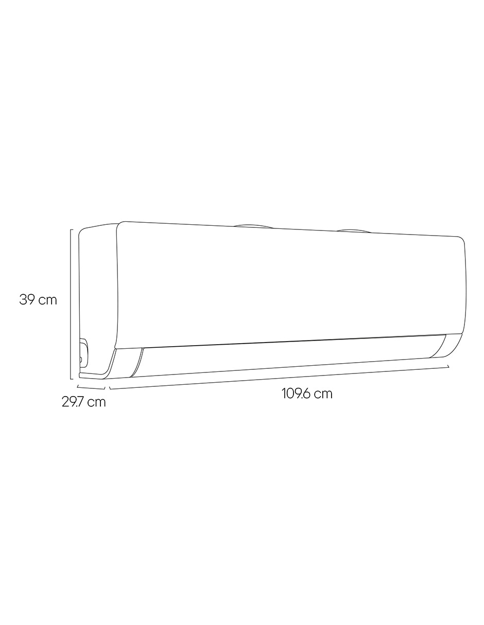 Aire acondicionado mini split frío 24000 Btu Mt242C0 230 V 11