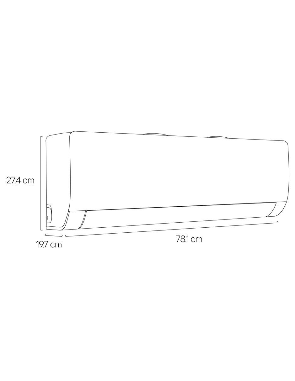 Aire acondicionado LG frío 12000 Btu Vc121C10 115 V