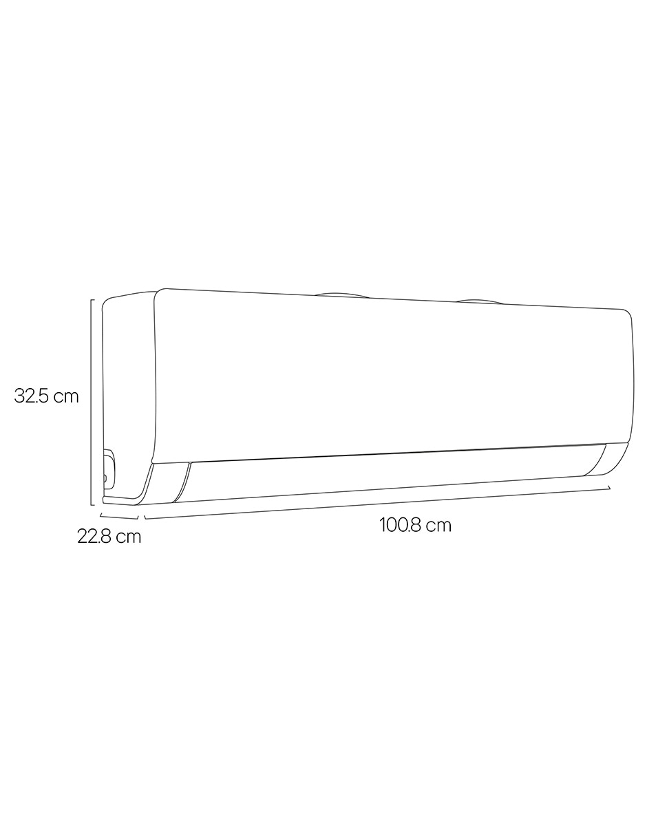 Aire acondicionado mini split inverter frío 24000 Btu Vc242C10 230 V 11