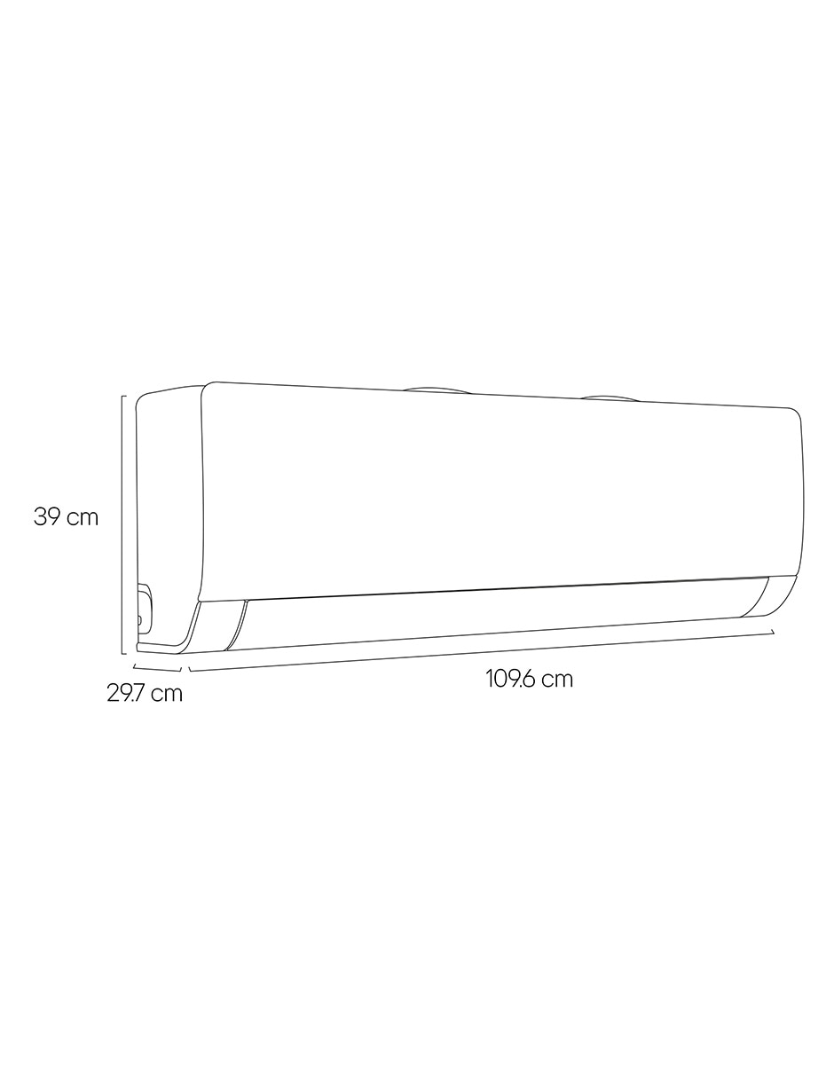 Aire acondicionado mini split frío y calor 24000 Btu Mt242H0 220 V 11