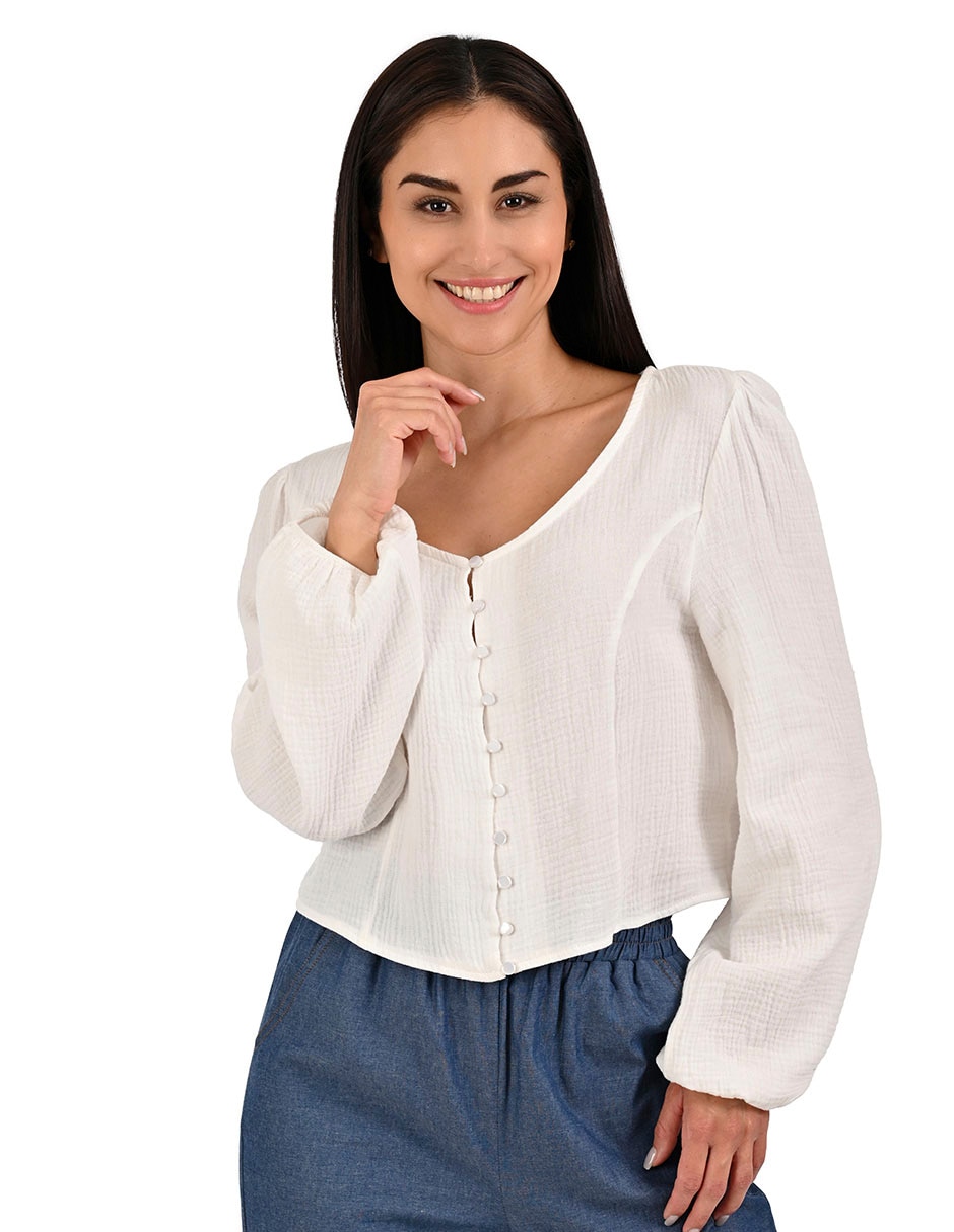 Blusa manga larga para mujer Blusa manga larga para mujer