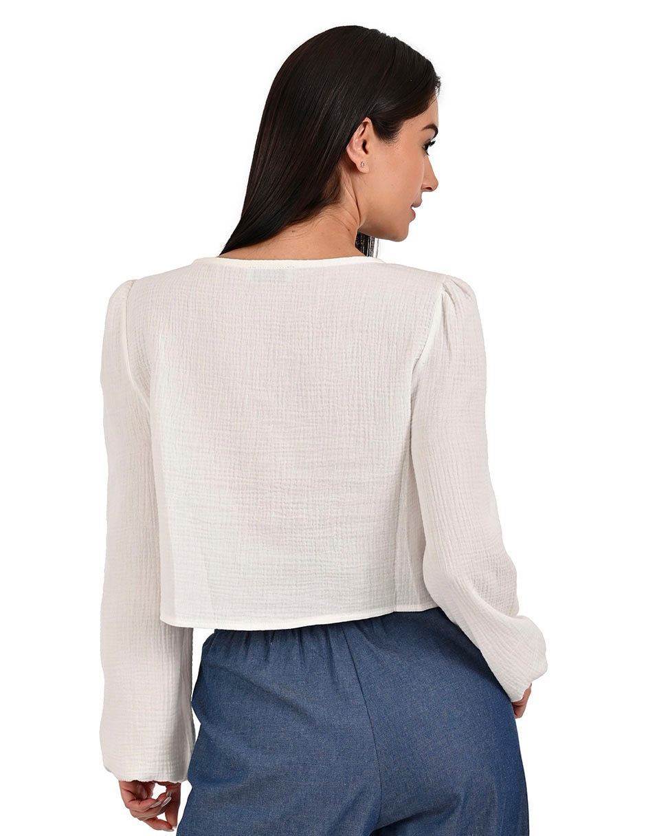 Blusa manga larga para mujer 2
