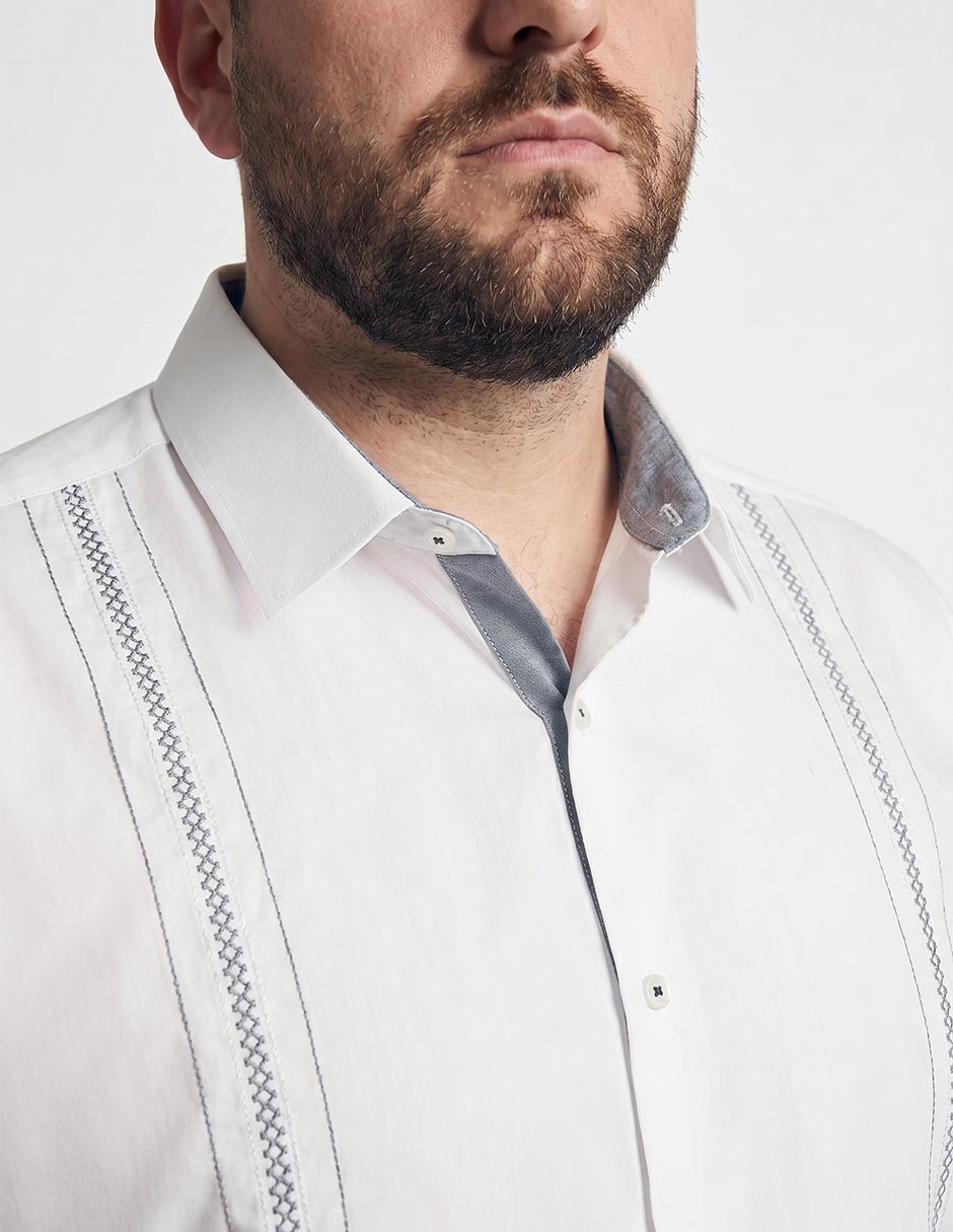 Guayabera manga larga gianfranco dunna para hombre