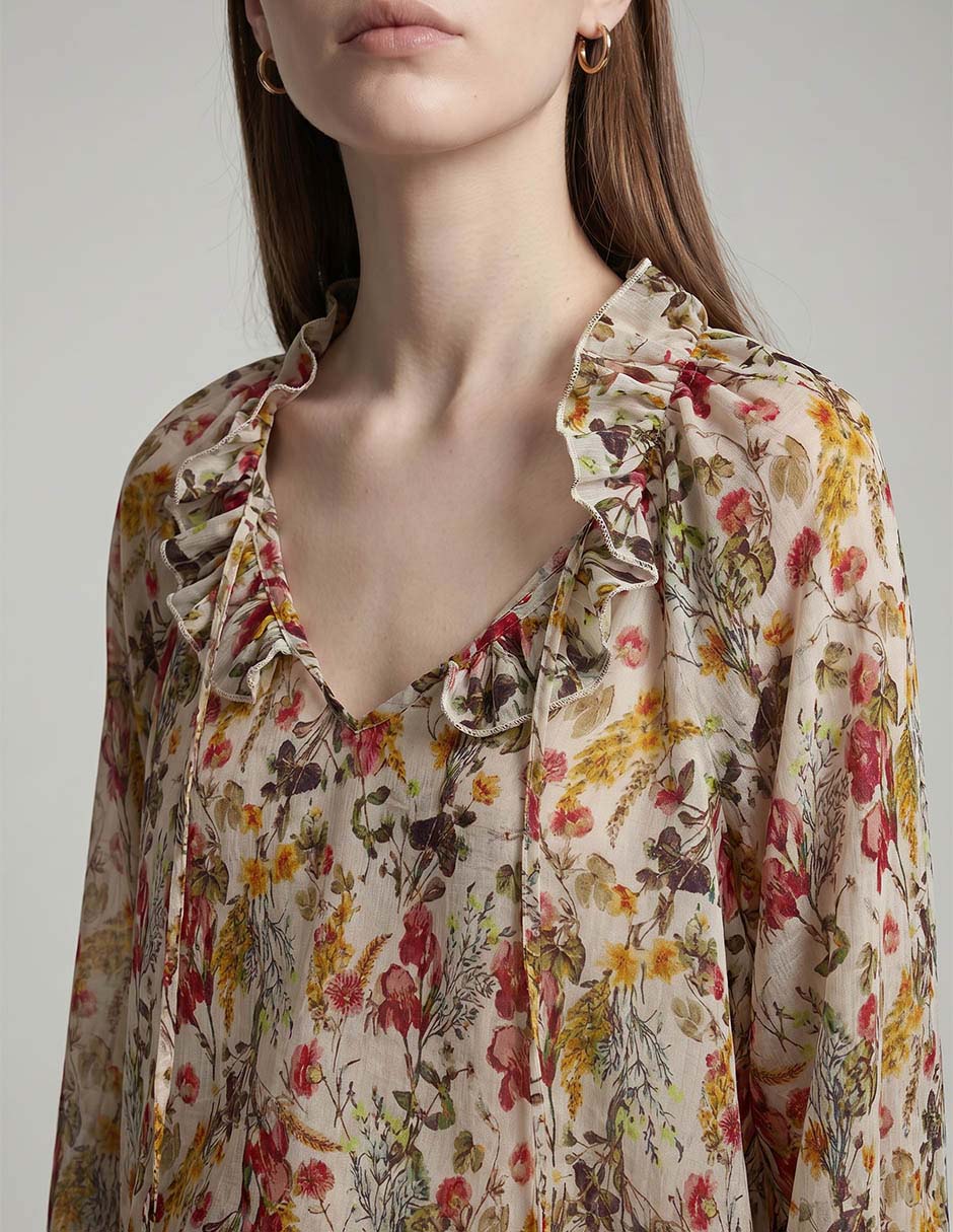 Blusa manga larga para mujer 3