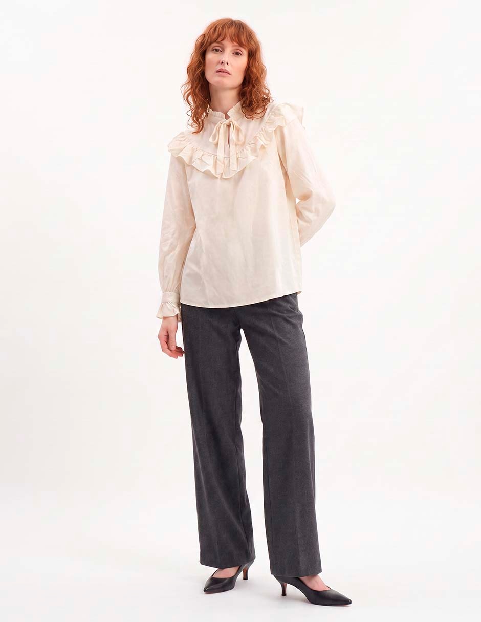 Blusa manga larga para mujer 3