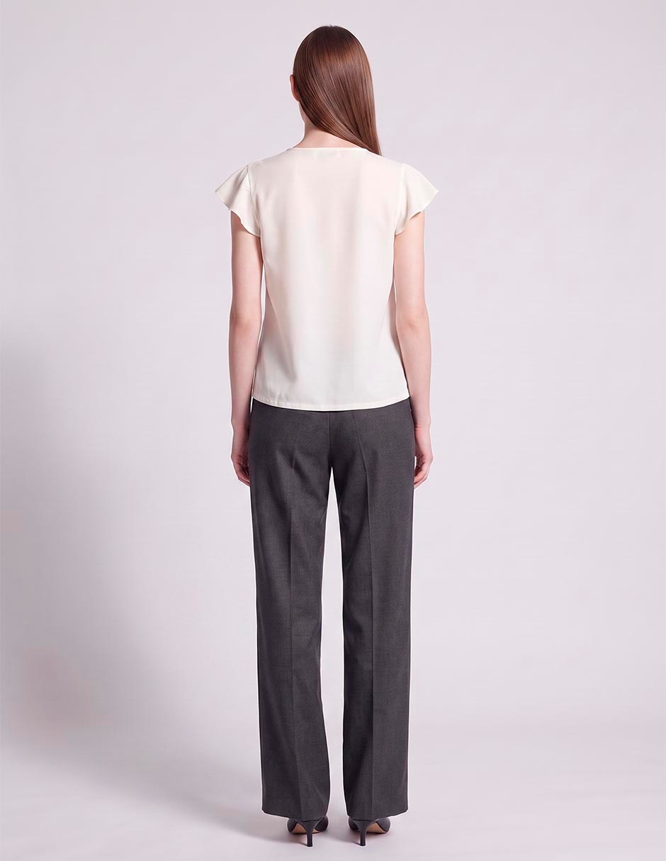 Blusa manga corta para mujer 3