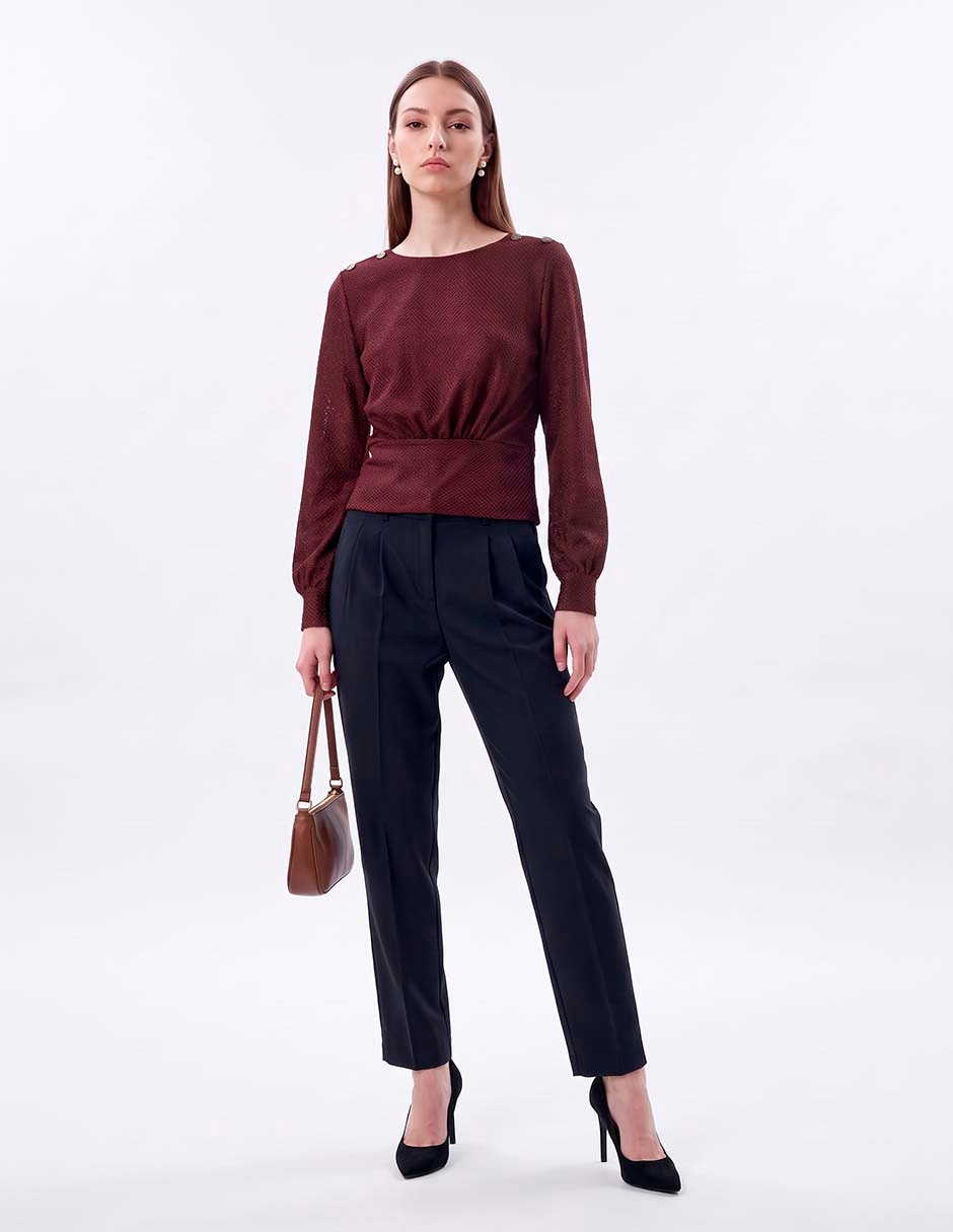 Blusa manga larga para mujer 3
