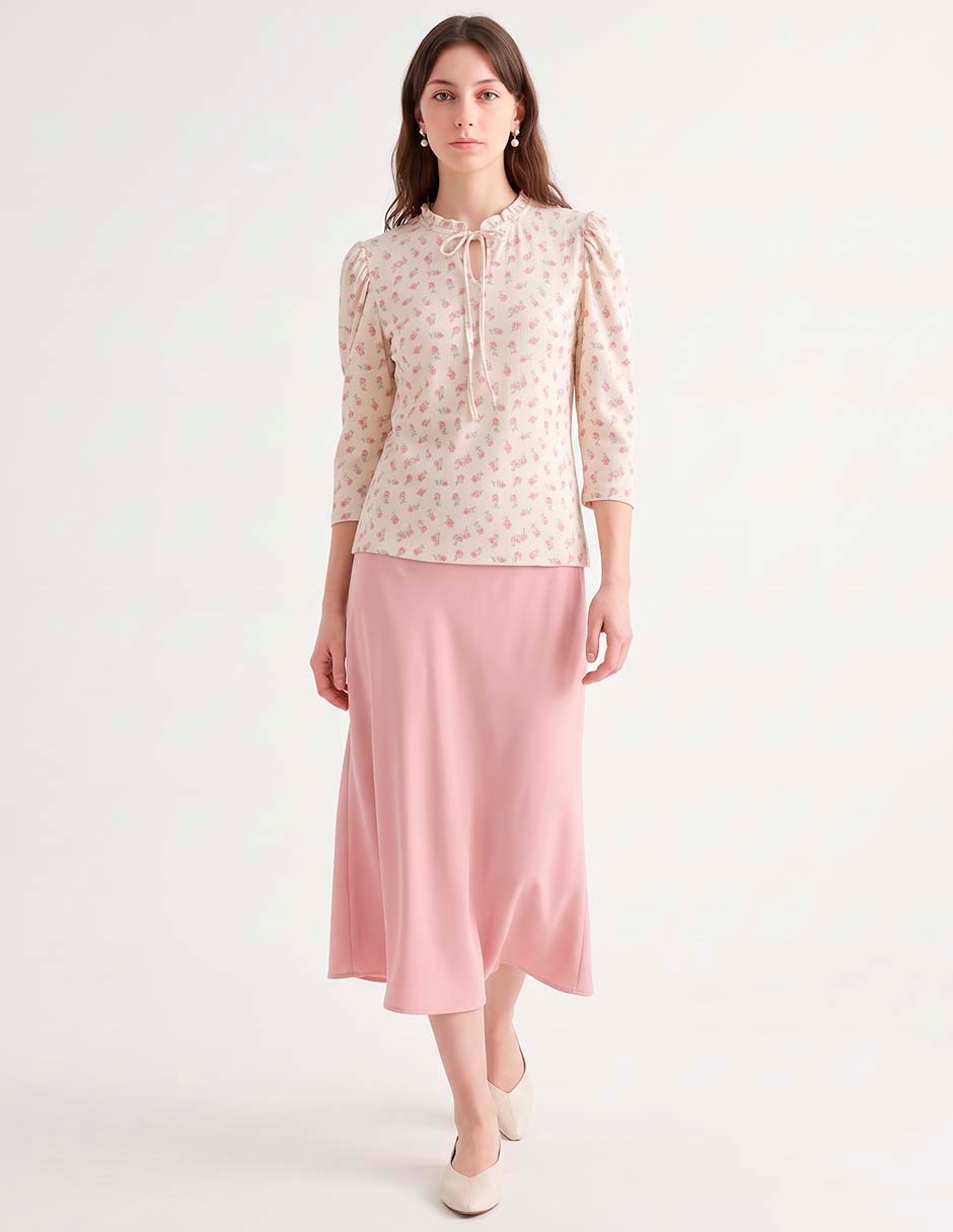 Blusa manga 3/4 para mujer
