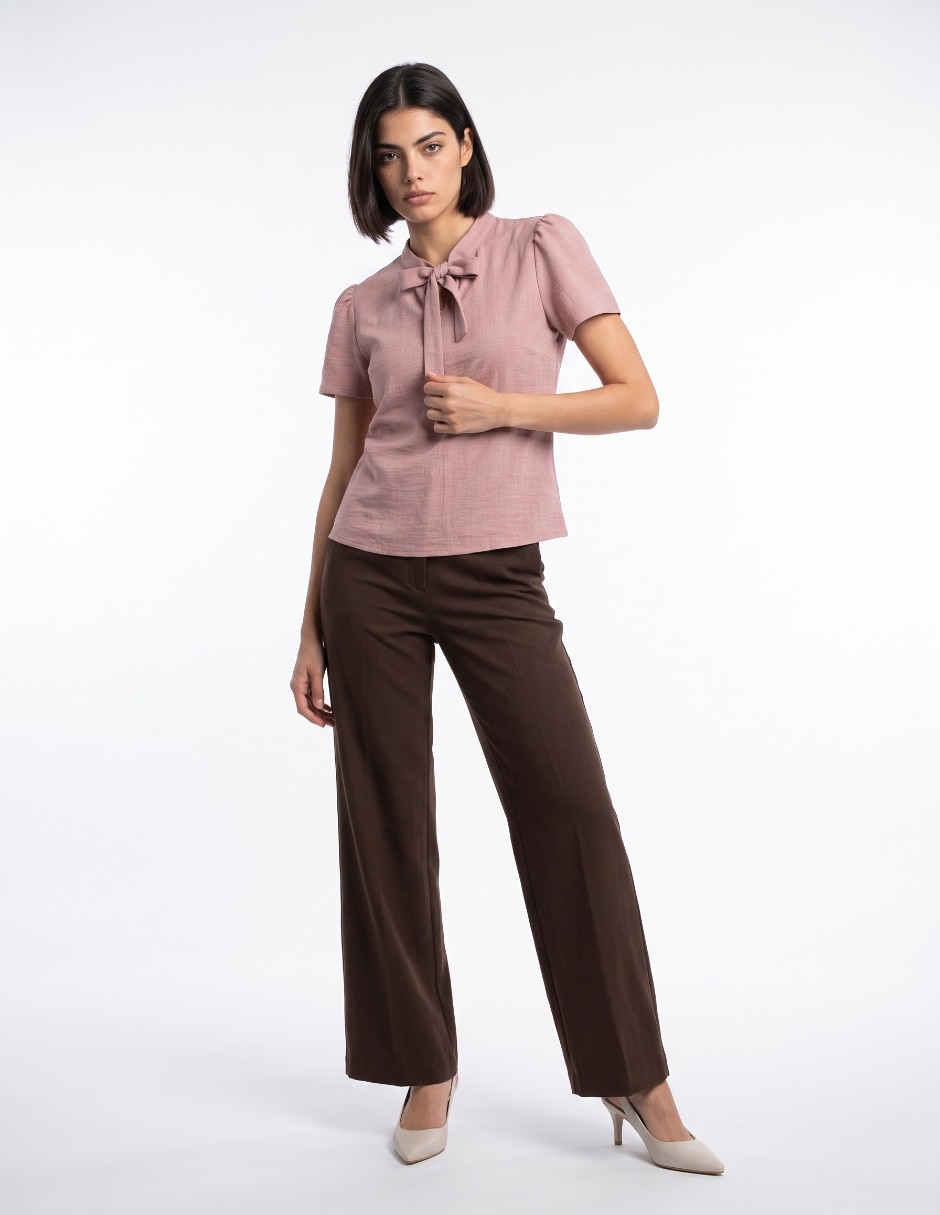 Blusa manga corta para mujer 3