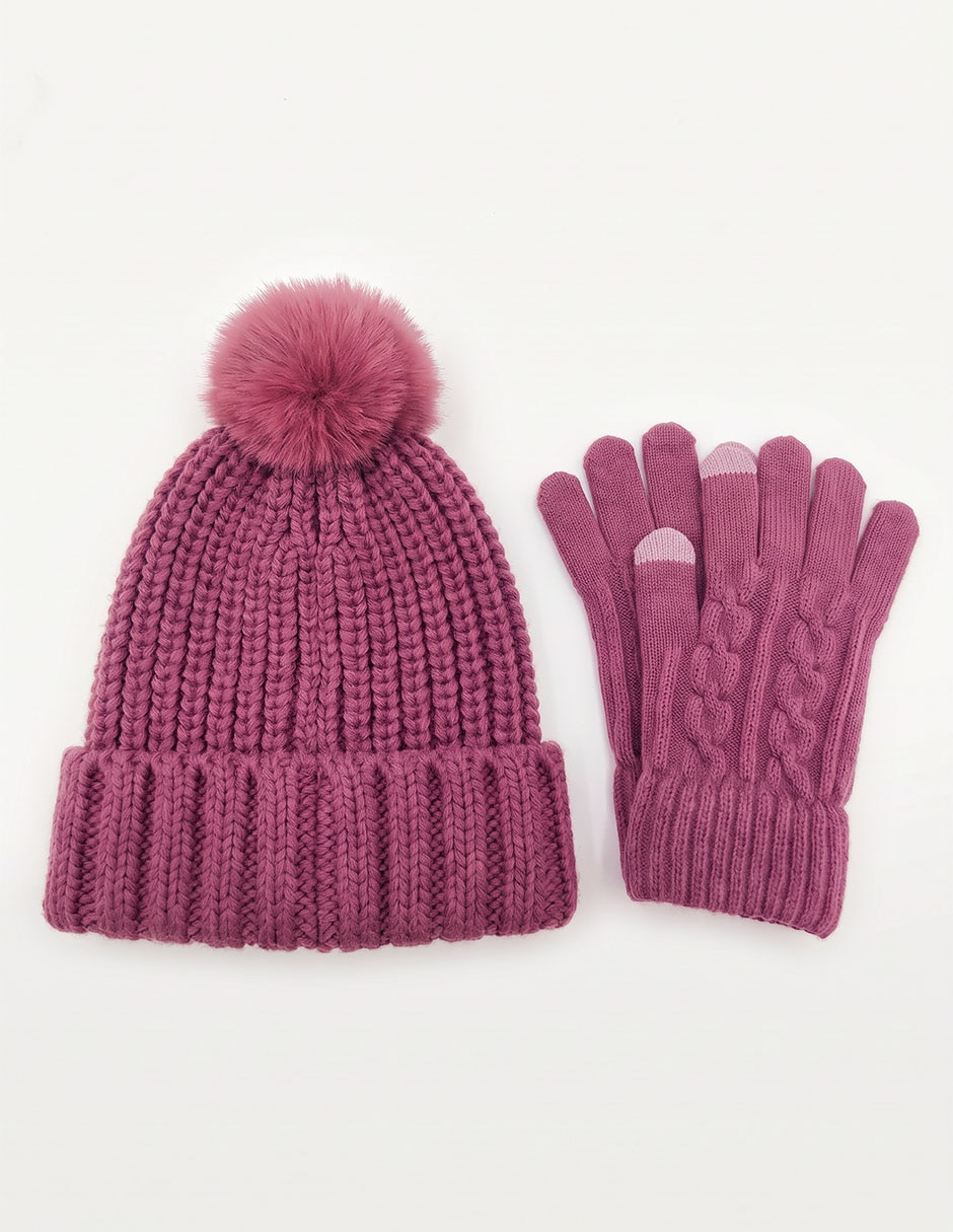 Set guantes y gorro de mujer 2