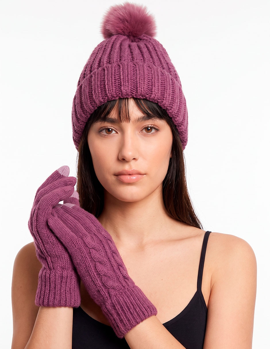 Set guantes y gorro de mujer 3