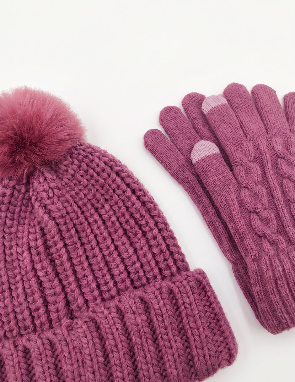 Set guantes y gorro de mujer 4
