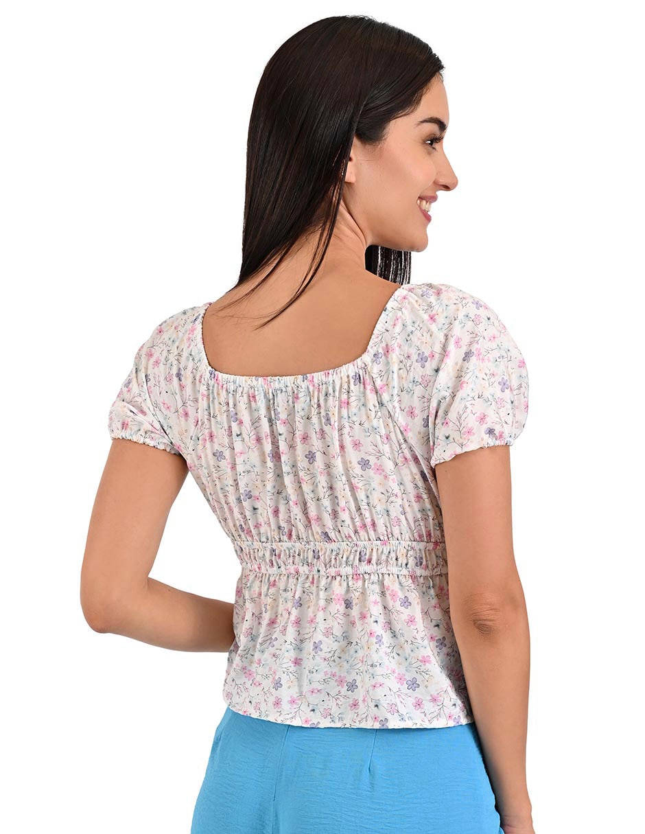 Blusa manga corta para mujer 2