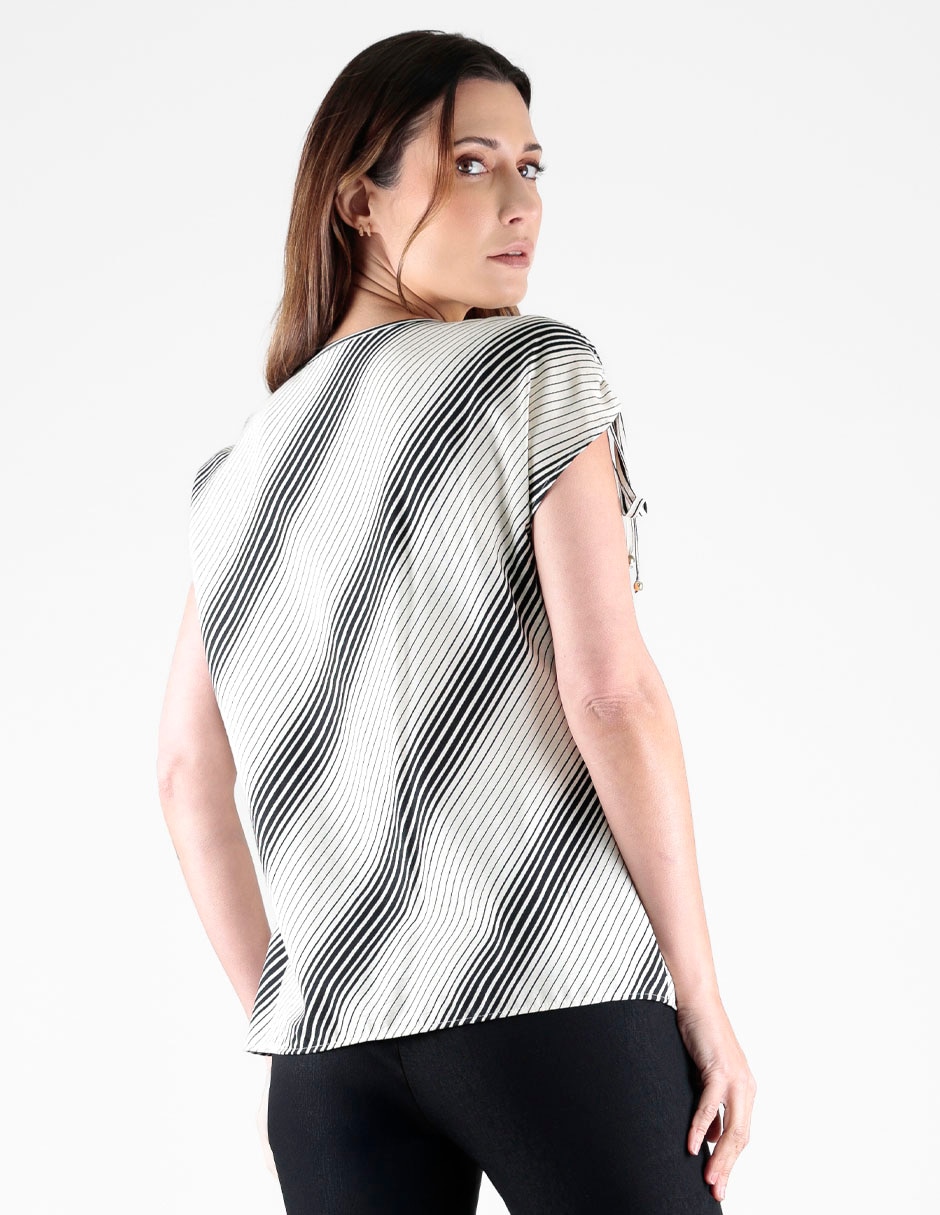 Blusa manga corta para mujer 2