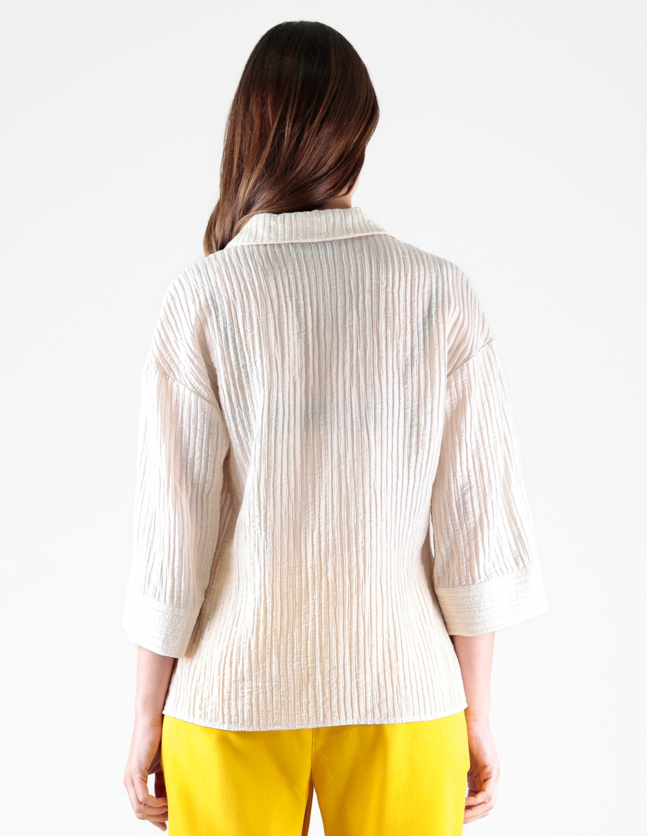 Blusa manga 3/4 para mujer 4