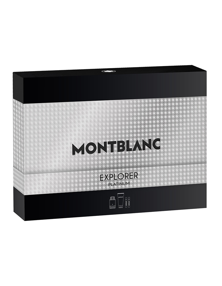Set Eau de parfum Montblanc Explorer Platinum para hombre