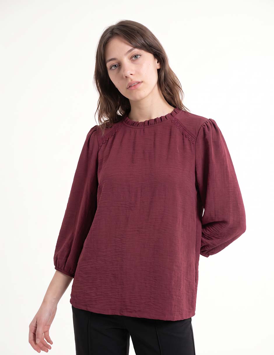 Blusa manga 3/4 para mujer