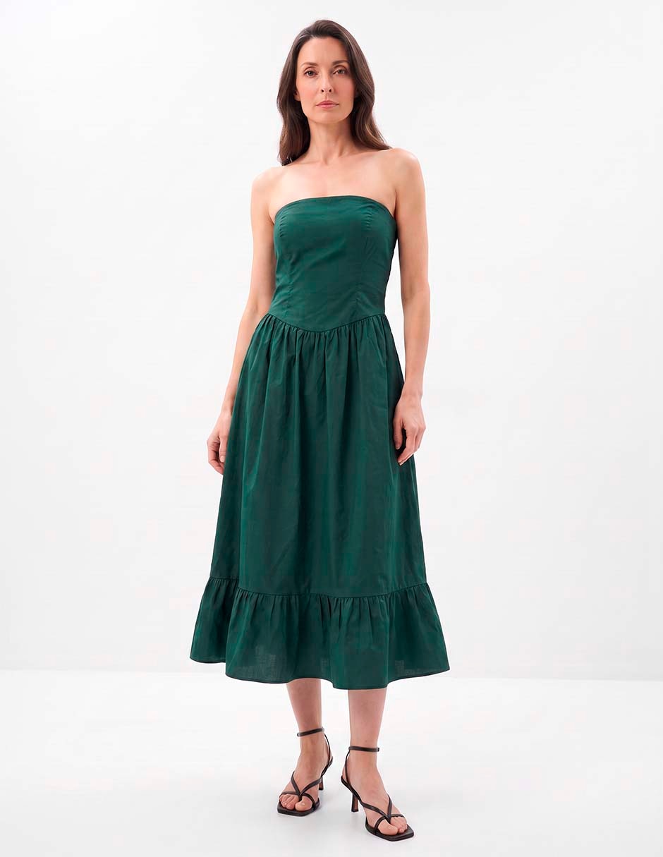Vestido midi casual para mujer