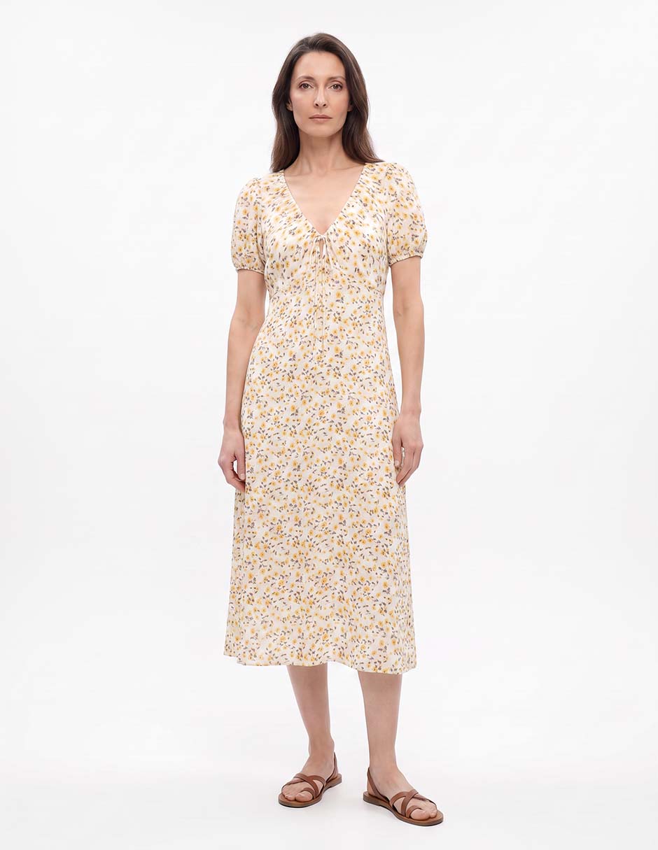 Vestido midi casual para mujer