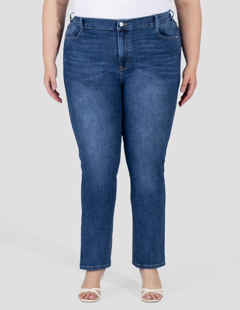 Jeans skinny cintura alta Oh Pomp para mujer