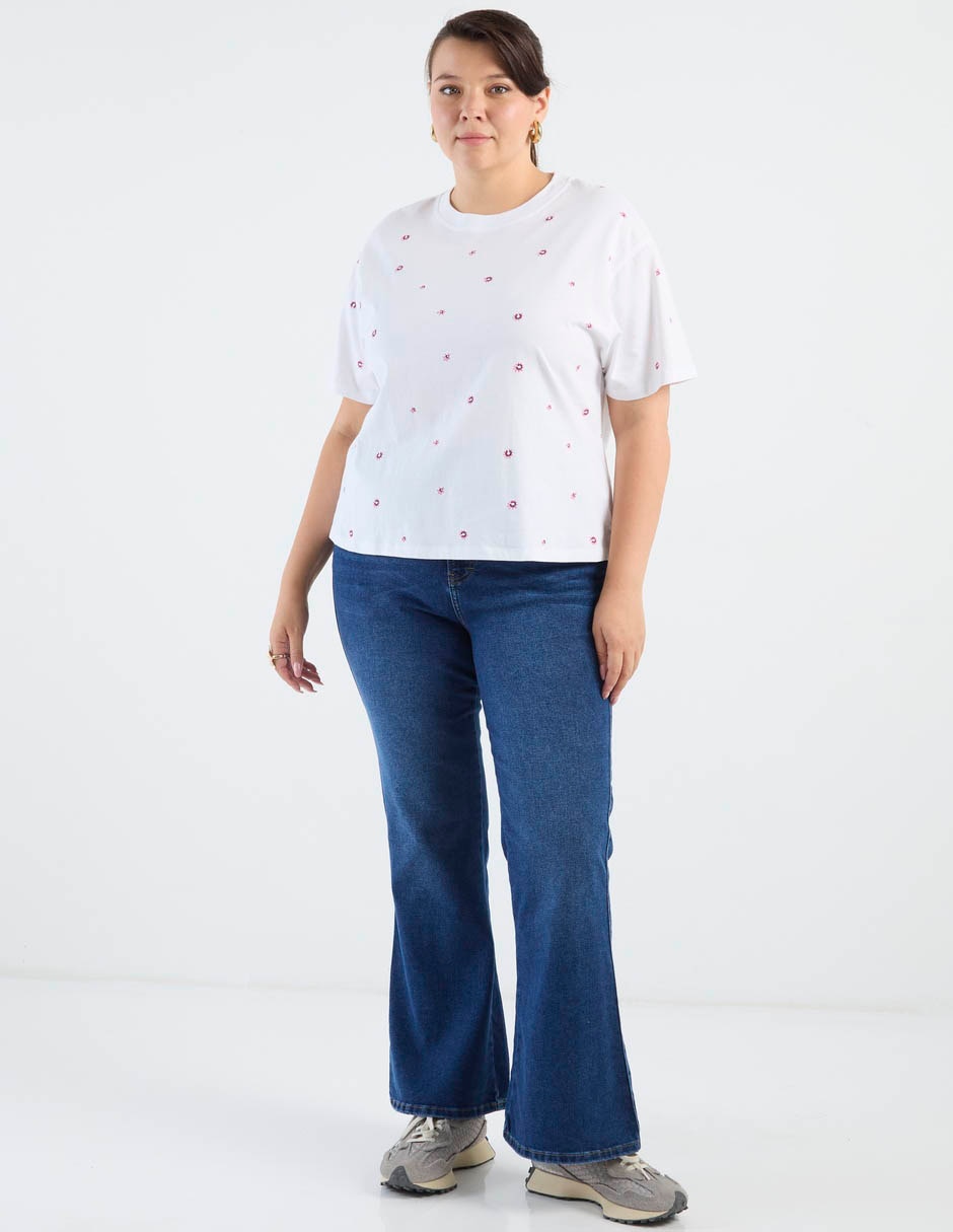 Jeans relaxed amplio para mujer 2