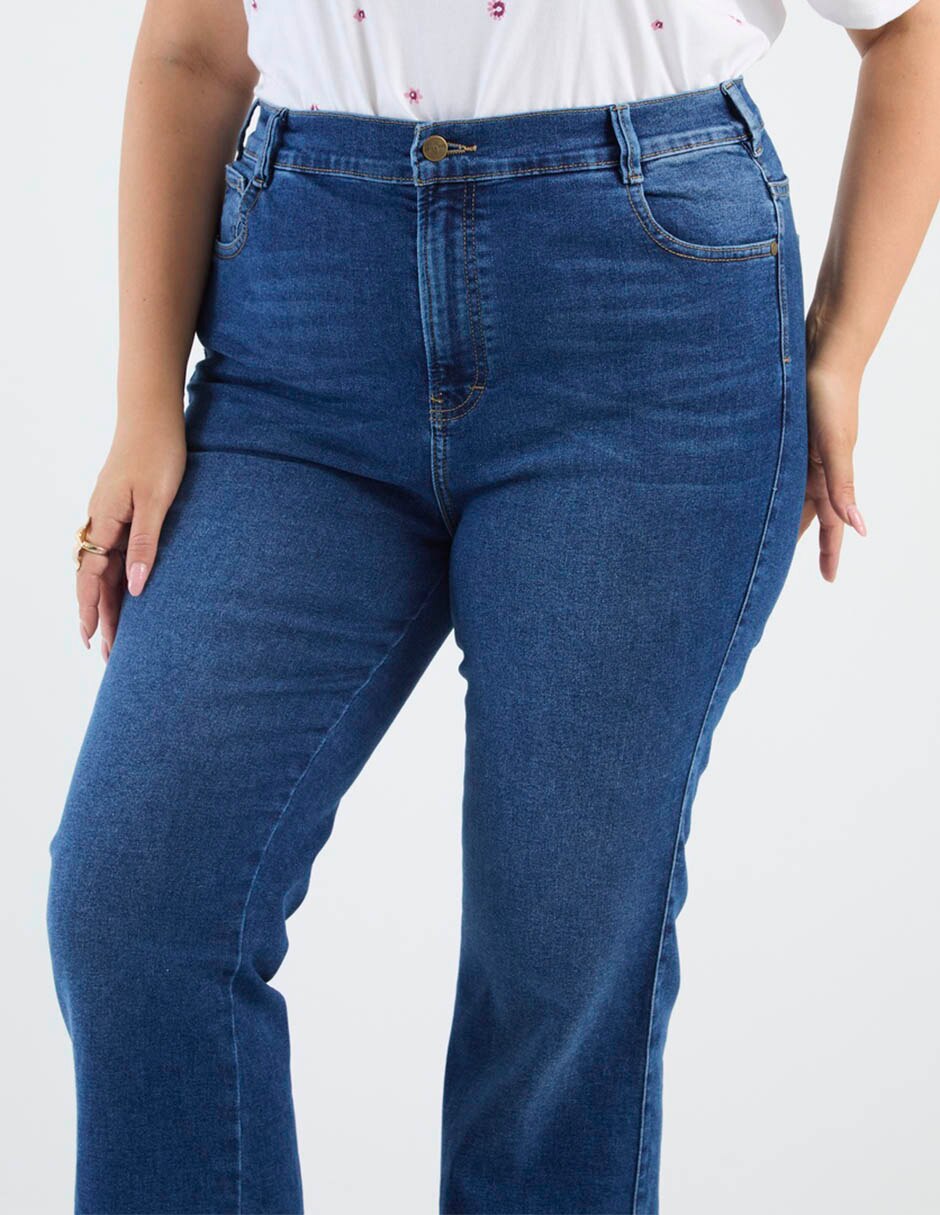 Jeans relaxed amplio para mujer