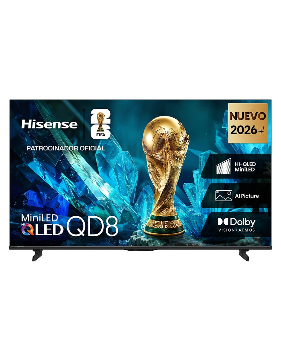 Pantalla Hisense Mini LED de 50 pulgadas 4K 50QD8SV con Al Smooth Motion