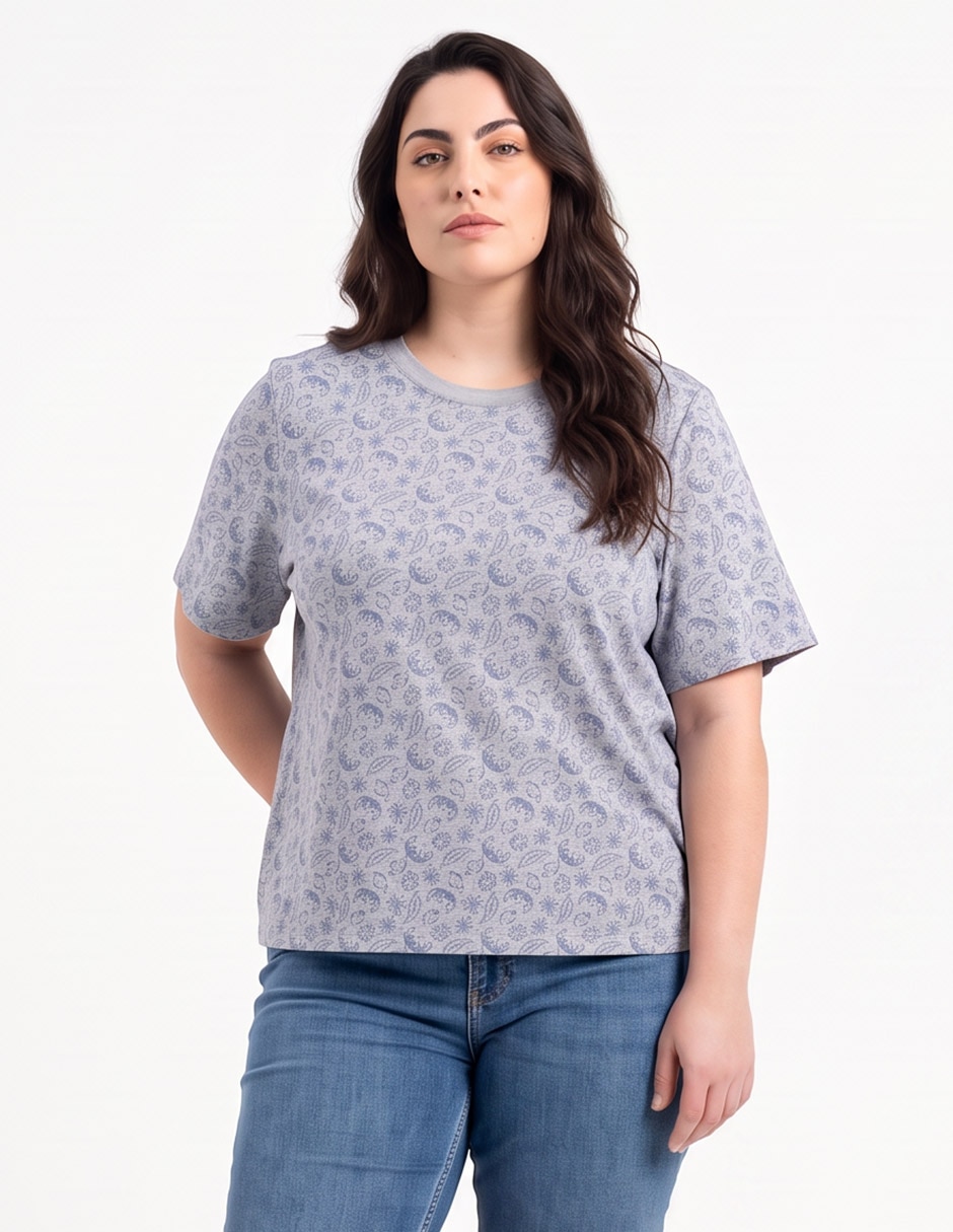 Playera manga corta champion cuello redondo para mujer Playera manga corta champion cuello redondo para mujer