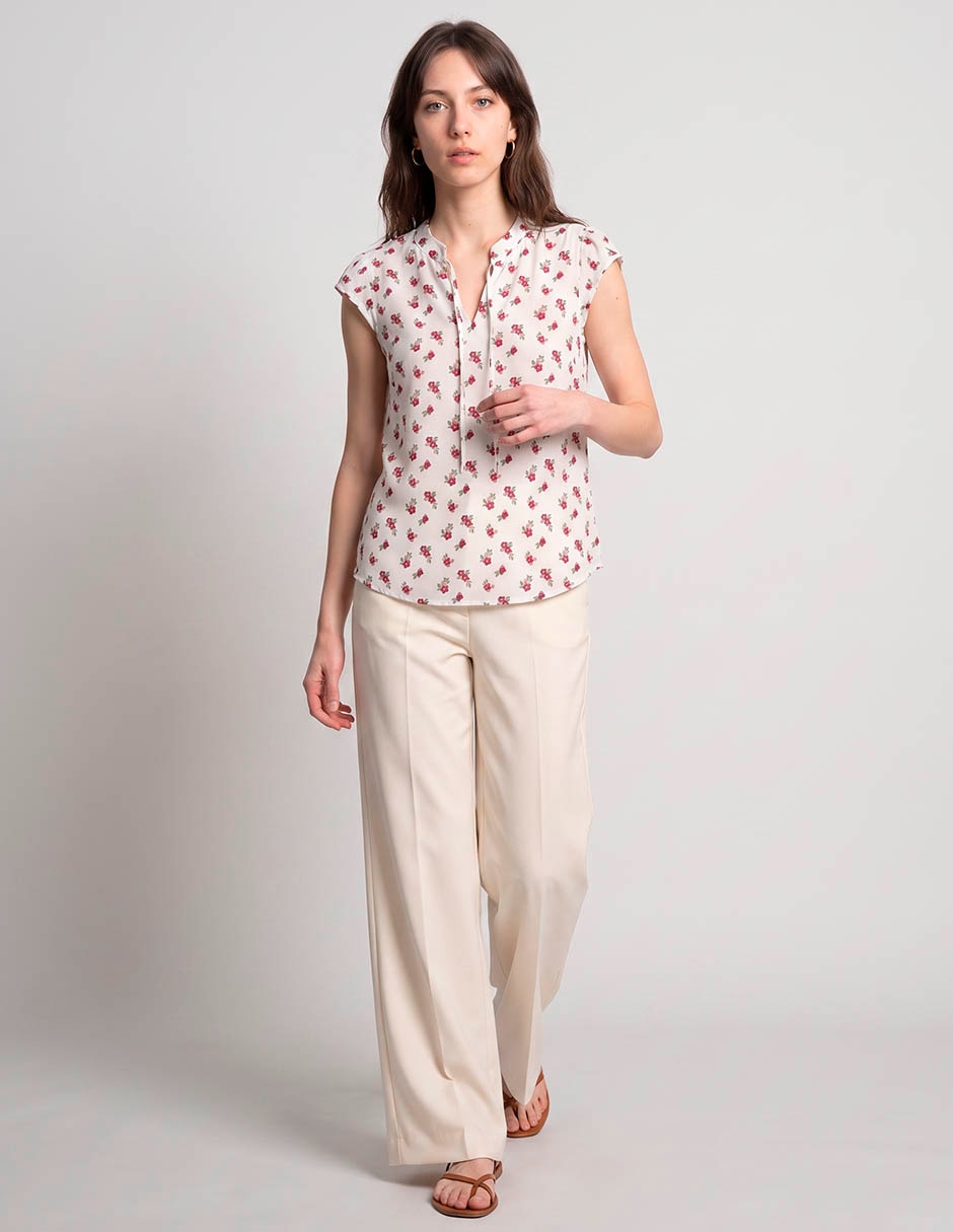 Blusa manga corta para mujer 3